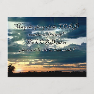 Carte Postale Verset Bible