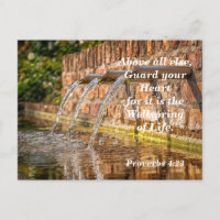 Verset de la Bible Proverbes 4:23 Garde Ton Cœur
