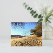 Carte Postale Versets bibliques Citation Inspirationnelle Psaume (Debout devant)