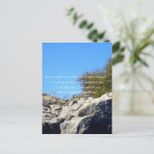 Carte Postale Versets de la Bible Citation Inspirationnelle Isaï (Debout devant)