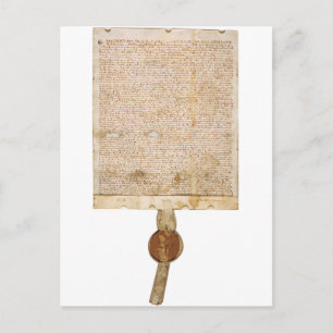 Carte Postale Version Magna Carta 1297