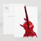 Carte Postale Version rouge de basse de l'orchestre debout (Devant / Derrière)