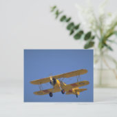 Carte Postale Version US Navy, Stearman N3N3 (Debout devant)