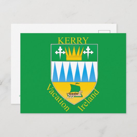 Carte Postale Vert (Devant / Derrière)