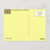 Carte Postale Vert Abstrait (Dos)