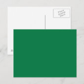 Carte Postale Vert arc-en-ciel vierge (Devant / Derrière)