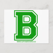 Carte Postale Vert B (Devant)