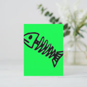 Carte Postale Vert citron (Debout devant)