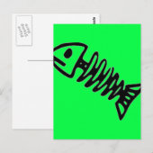 Carte Postale Vert citron (Devant / Derrière)