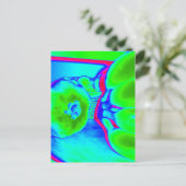 Carte Postale vert de fruits fluorés (Debout devant)