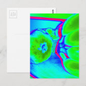 Carte Postale vert de fruits fluorés (Devant / Derrière)