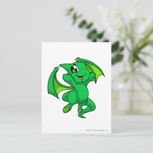 Carte Postale Vert de Shoyru (Debout devant)