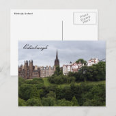 Carte Postale vert d'edinburgh (Devant / Derrière)