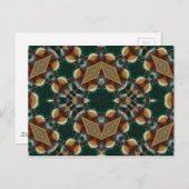 Carte Postale Vert dimensionnel (Devant / Derrière)