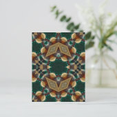 Carte Postale Vert dimensionnel (Debout devant)