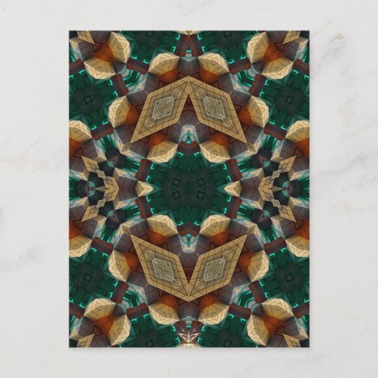 Carte Postale Vert dimensionnel (Devant)