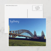 Carte Postale vert du port de sydney (Devant / Derrière)