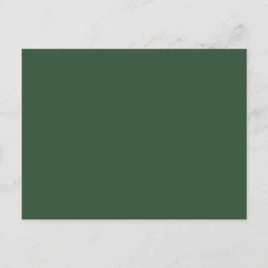 Carte Postale Vert émeraude foncé uni (Devant)