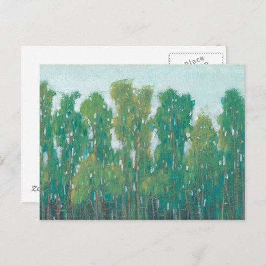 Carte Postale Vert forestier II (Devant / Derrière)