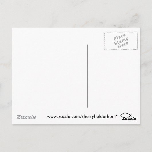 CARTE POSTALE VERT FRACTURÉ II (Dos)