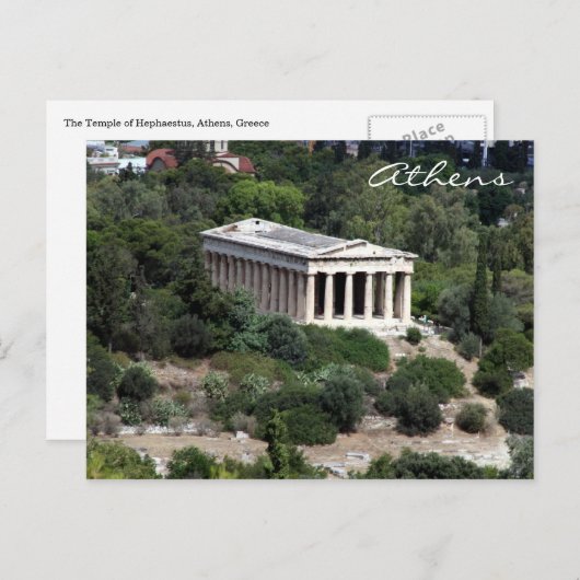 Carte Postale vert hephaestus (Devant / Derrière)