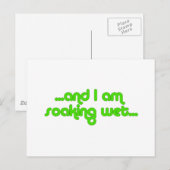 Carte Postale Vert humide (Devant / Derrière)