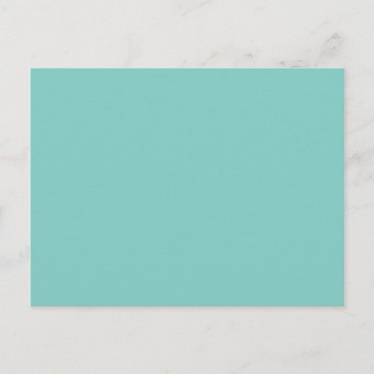 Carte Postale Vert menthe (Devant)