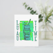 Carte Postale Vert mer et bleu Luau (Debout devant)