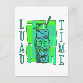 Carte Postale Vert mer et bleu Luau