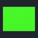 Carte Postale vert néon de couleur<br><div class="desc">vert néon couleur 39FF14</div>