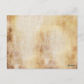 Carte Postale Vert pois orange chic (Dos)