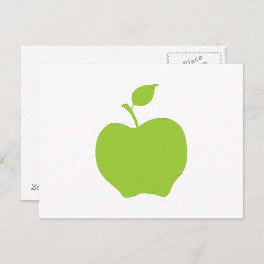 Carte Postale Vert pomme (Devant / Derrière)