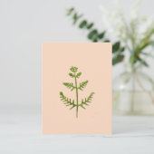 Carte Postale vert printemps (Debout devant)