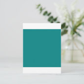 Carte Postale Vert turquoise (Debout devant)