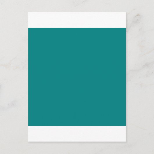 Carte Postale Vert turquoise (Devant)