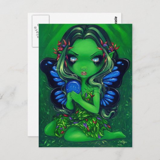 Carte postale "Verte" (Devant / Derrière)