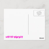 carte postale verte (Dos)