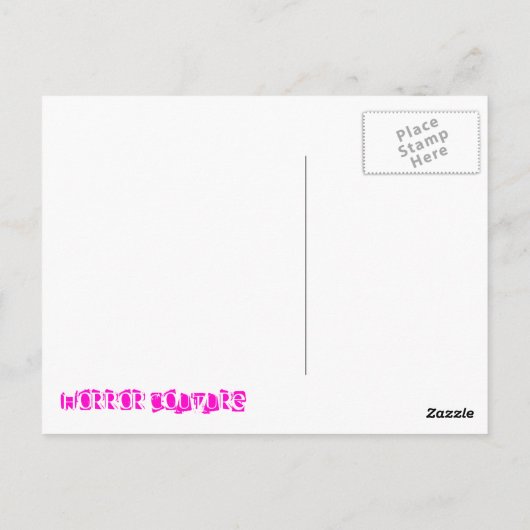 carte postale verte (Dos)