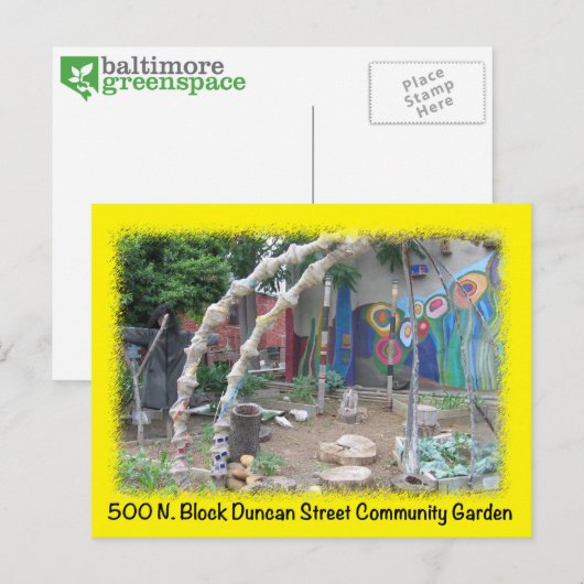 Carte postale verte de St de Duncan de l'espace de (Devant / Derrière)