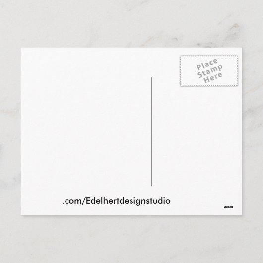 Carte postale verte du Motif en verre de Noël (Dos)