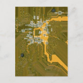 Carte postale verte jaune (Devant)