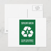 Carte postale verte Soyable (Devant / Derrière)