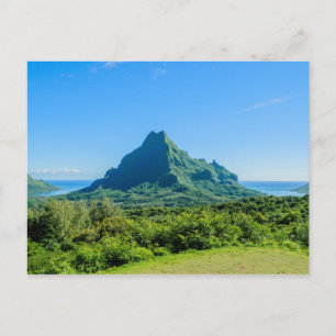 Carte postale verte tropicale de Moorea