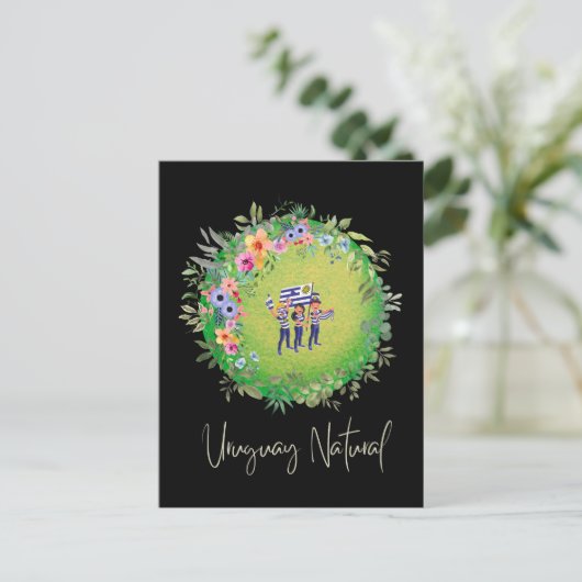 Carte postale verte Uruguay Natural (Debout devant)