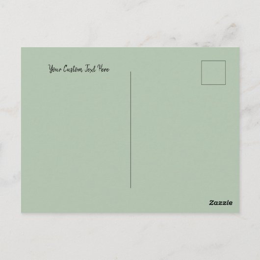 Carte postale verte Uruguay Natural (Dos)