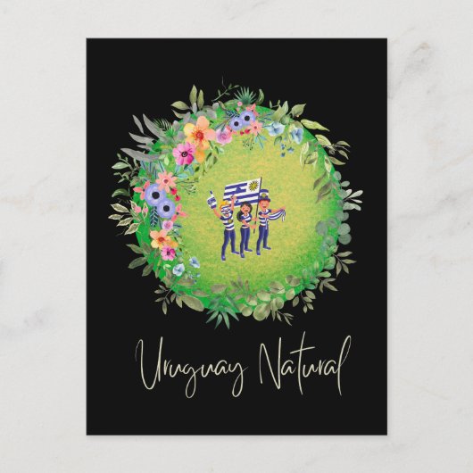Carte postale verte Uruguay Natural (Devant)