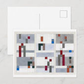 Carte Postale Vertical Horizontal | Sophie Taeuber-Arp | (Devant / Derrière)