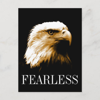 Carte postale verticale de l'aigle motivationnel s