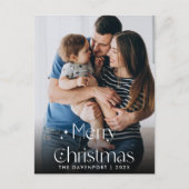 Carte postale verticale de Noël à la main classiqu (Devant)