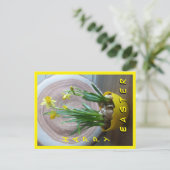 Carte postale verticale de Pâques joyeuse (Debout devant)